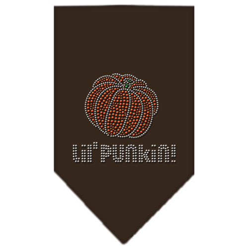 Lil Punkin Rhinestone Bandana Cocoa Small